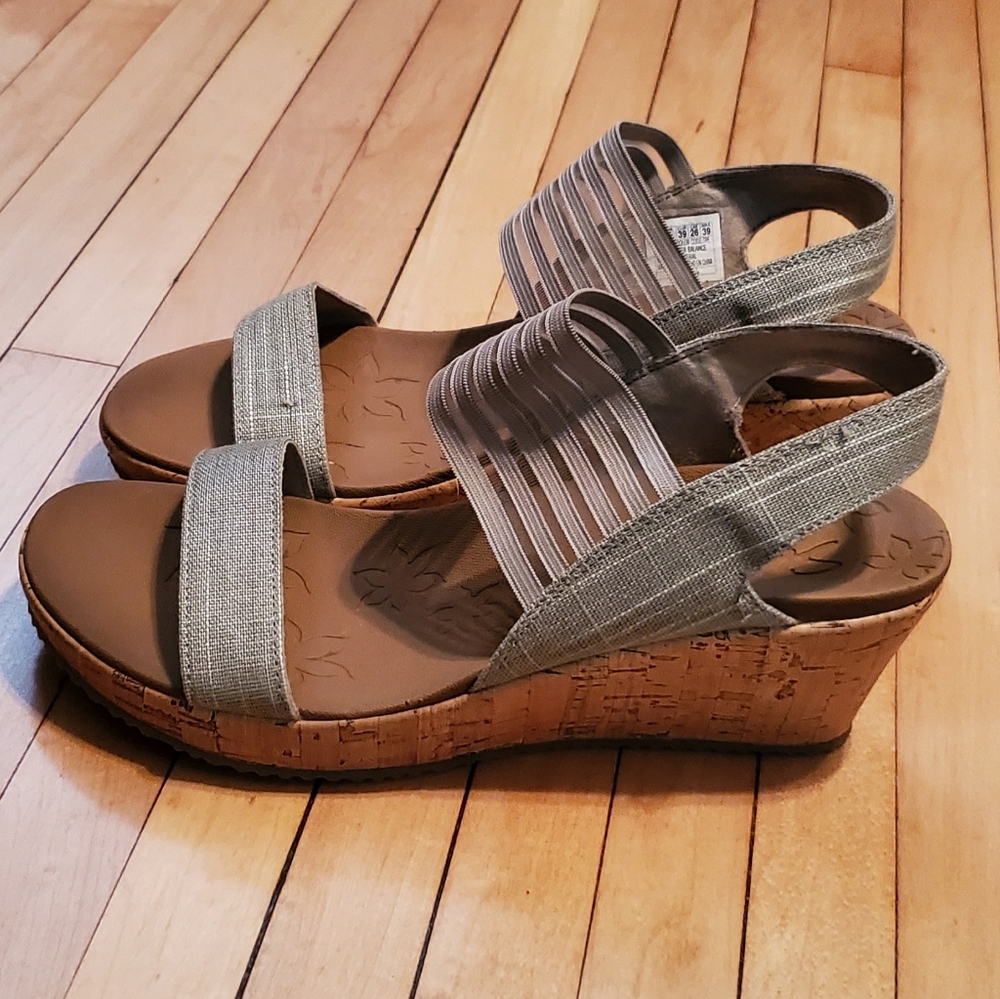 Skechers Beverlee Smittenkitten Sandal Wedge - Womens Size 9